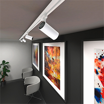 led светильники трековые 1-фазные Jazzway PTR 0715 белые на шинопроводе