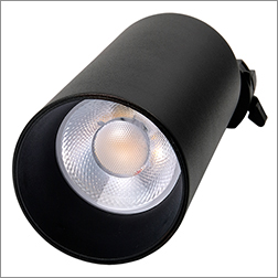 led светильник трековый 1-фазный Jazzway PTR 0725 черный - поворотный плафон