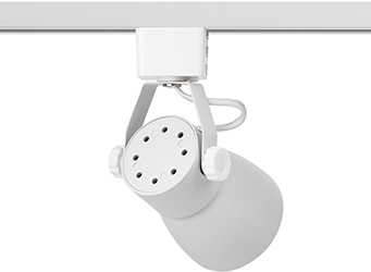 светильник трековый 1-фазный поворотный TR38-GU10 "Эра" белый - внешний вид