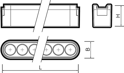 трековый led светильник Jazzway MTR16 12 - размеры
