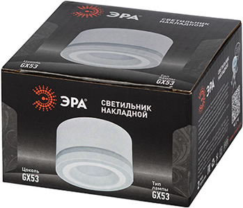 cветильник накладной OL51 WH GX53 "Эра" - упаковка