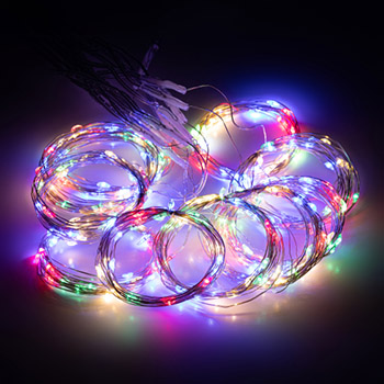 led гирлянда-занавес "Эра" ЕGNIG-ZM - цвет свечения мультиколор