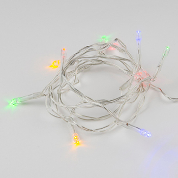 led гирлянда Uniel ULD-S0150-010/STB/2AA Multi IP20 - включенная