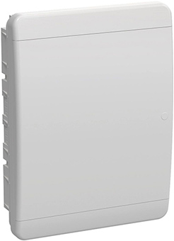 корпус пластиковый встраиваемый Tekfor ЩРВ-П-24 IP41 IEK с белой дверью - внешний вид