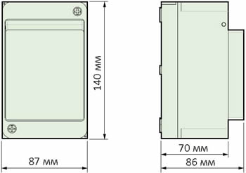 корпус City9 Box - размеры