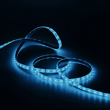 led лента Gauss Elementary (SMD 5050, 12 В, 14,4 Вт/м, 60 led/м, IP66) - включенная