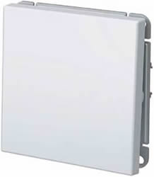 выключатель 1-клавишный ArtGallery скрытой установки от Systeme Electric - механизм с суппортом и лицевой панелью