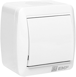 выключатель 1-клавишный EKF EQR16-021-30-54 "Владивосток" - внешний вид