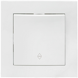 переключатель 1-клавишный EKF EWV10-025-10 "Валенсия" - внешний вид