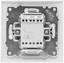 переключатель 1-клавишный EKF EWV10-025-10 "Валенсия" - вид с тыльной стороны