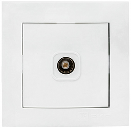 розетка TV 1-местная оконечная EKF EWA00-027-10 "Валенсия" - внешний вид