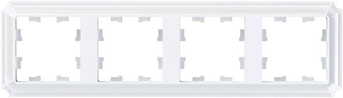 рамка 4-постовая Systeme Electric AtlasDesign Antique лотос - внешний вид