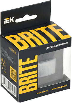 датчик движения IEK ДС10-1-БрЧ Brite - упаковка