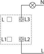 выключатель поворотный "Болонь" TDM - схема подключения