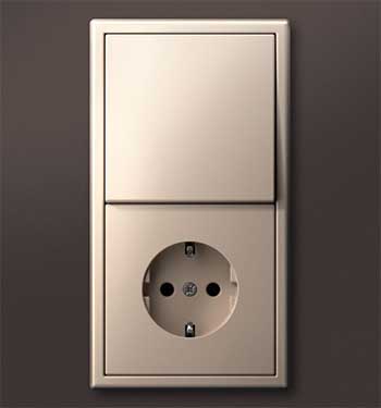 электроустановочные изделия ArtGallery от Systeme Electric - цвет песочный - внешний вид