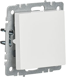 выключатель 1-клавишный перекрестный IEK ВС10-1-3-БрБ Brite - внешний вид