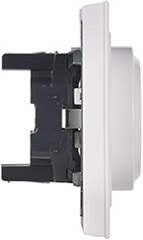 розетка 2-местная IEK РС12-3-БрЖ Brite - вид сбоку