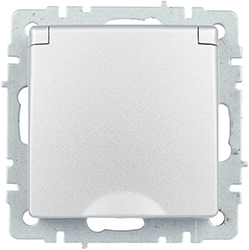 розетка 1-местная IEK РСбш10-3-БрА Brite - внешний вид