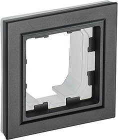 рамка 1-постовая IEK РУ-1-БрЧ-44 Brite - внешний вид