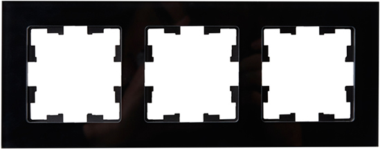 рамка 3-постовая IEK РУ-3-2-БрЧ Brite - внешний вид