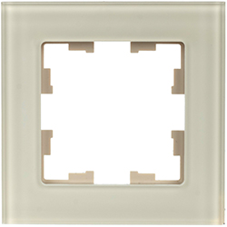 рамка 1-постовая IEK РУ-1-2-БрВа Brite - внешний вид