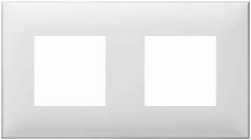 рамка 2-постовая DKC Avanti, цвет белое облако, - внешний вид