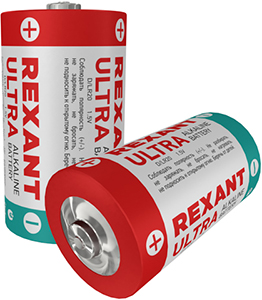 батарейки алкалиновые LR20 Rexant 30-1020 - внешний вид