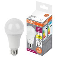 купить Лампа светодиодная 220В Е27 20Вт 3000К 1600лм стандарт A70 матовая Osram LED Value в Ухте Лампа светодиодная 220В Е27 20Вт 3000К 1600лм стандарт A70 матовая Osram LED Value