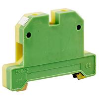Зажим клеммный DIN-рейка 10мм2 70А желто-зеленый IEK 