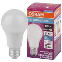 купить Лампа светодиодная 220В Е27 8,5Вт 6500К 806лм стандарт A60 матовая Osram АБ в Ухте Лампа светодиодная 220В Е27 8,5Вт 6500К 806лм стандарт A60 матовая Osram АБ