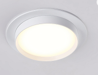 купить Светильник точечный GX53 круг белый встраиваемый Ambrella в Ухте Светильник точечный GX53 круг белый встраиваемый Ambrella