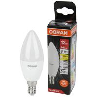 купить Лампа свеча свд Е14 12Вт 3000К 960лм B39 матовая Osram LED Value black в Ухте Лампа свеча свд Е14 12Вт 3000К 960лм B39 матовая Osram LED Value black