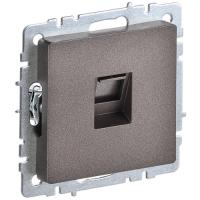 купить Брайт бронза розетка RJ45 скрытая 1-ая  в Ухте Брайт бронза розетка RJ45 скрытая 1-ая