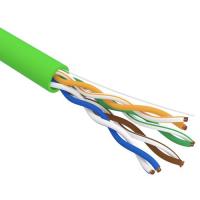 купить Кабель витая пара U/UTP, CAT 5e, нг(А)-LSLTx, 4х2х0,52мм, 24AWG, INDOOR, SOLID, зеленый, 305м REXANT в Ухте Кабель витая пара U/UTP, CAT 5e, нг(А)-LSLTx, 4х2х0,52мм, 24AWG, INDOOR, SOLID, зеленый, 305м REXANT
