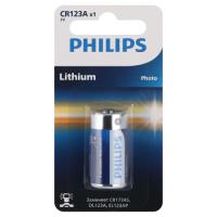 купить Батарейка CR123(CR123A) литиевая BL1 Philips  в Ухте Батарейка CR123(CR123A) литиевая BL1 Philips