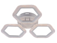 купить Светильник потолочный (люстра) свд 60Вт 3000К-6000К 4500лм белый пульт диммер 15м2 в Ухте Светильник потолочный (люстра) свд 60Вт 3000К-6000К 4500лм белый пульт диммер 15м2