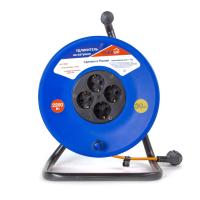 купить Удлинитель 4-мест 30м ПВС 3*1 оранжевый катушка IP20 PlexUp  в Ухте Удлинитель 4-мест 30м ПВС 3*1 оранжевый катушка IP20 PlexUp