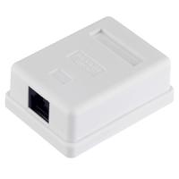 купить Рексант белый розетка RJ45 открытая 1-ая   в Ухте Рексант белый розетка RJ45 открытая 1-ая