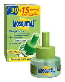 купить Жидкость от комаров 45 ночей Mosquitall Универсальная защита в Ухте Жидкость от комаров 45 ночей Mosquitall Универсальная защита