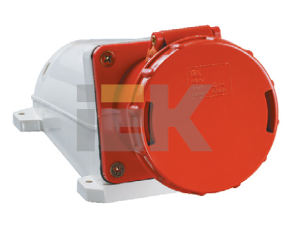 Розетка силовая стационарная 63А 3Р+РЕ+N IP54 ССИ-135 IEK 