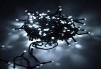 купить Гирлянда нить 12м белый 120свд с контроллером IP20 черный провод 8 режимов в Ухте Гирлянда нить 12м белый 120свд с контроллером IP20 черный провод 8 режимов