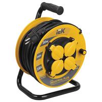 купить Удлинитель 4-мест 30м ПВС 3*1,5 черный катушка IP44 IEK  в Ухте Удлинитель 4-мест 30м ПВС 3*1,5 черный катушка IP44 IEK