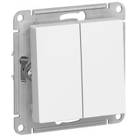 купить Атлас лотос переключатель 2кл скрытая 10А IP20  в Ухте Атлас лотос переключатель 2кл скрытая 10А IP20