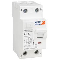 Выключатель дифференциальный (УЗО) 2Р 25А 30мА AC 4,5кА DM63 КЭАЗ