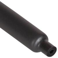 купить Трубка ТУТ 4,8/1,6мм черный 1м с клеем  в Ухте Трубка ТУТ 4,8/1,6мм черный 1м с клеем