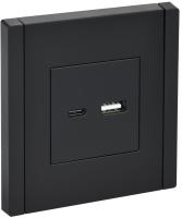 купить Фортепиано черный механизм USB A+C скрытая 2-ая 3,1А в Ухте Фортепиано черный механизм USB A+C скрытая 2-ая 3,1А