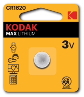 купить Батарейка дисковая CR1620 BL1 Kodak  в Ухте Батарейка дисковая CR1620 BL1 Kodak
