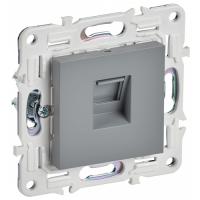 купить Сканди серый механизм RJ45 скрытая 1-ая Cat5e в Ухте Сканди серый механизм RJ45 скрытая 1-ая Cat5e