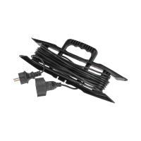 купить Удлинитель 1-мест 10м ПВС 3*0,75 черный  IP44 PROconnect на рамке в Ухте Удлинитель 1-мест 10м ПВС 3*0,75 черный  IP44 PROconnect на рамке