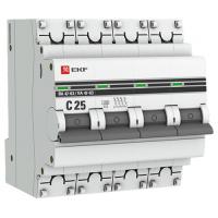 Автомат 4Р 25А C 4,5кА ВА47-63 EKF